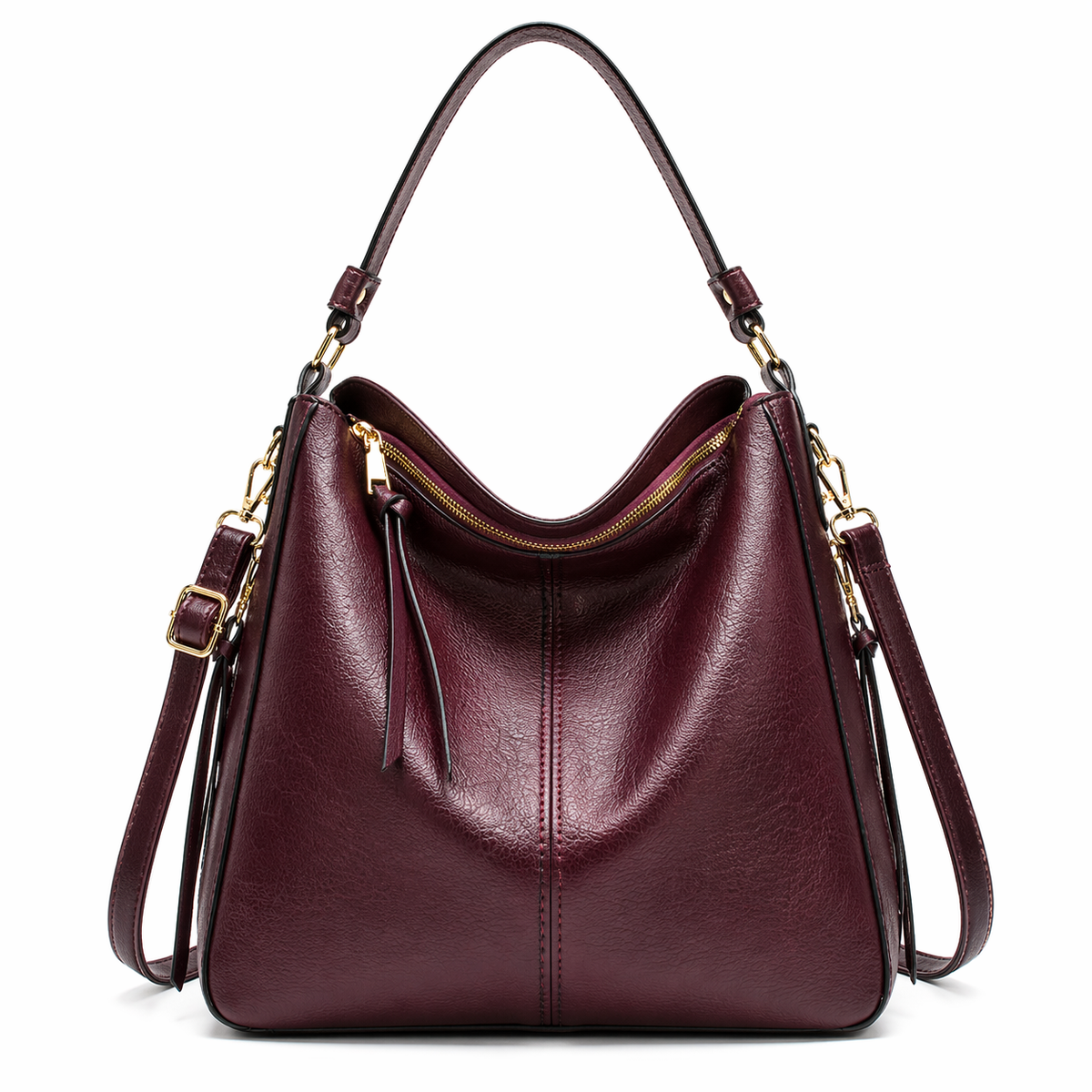 Bolso Hobo de Cuero Vegano