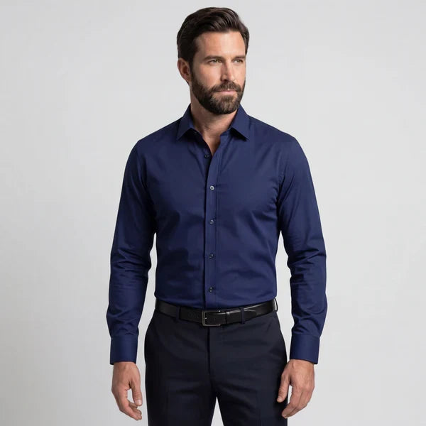 Camisa Premium Antiarrugas Slim Fit