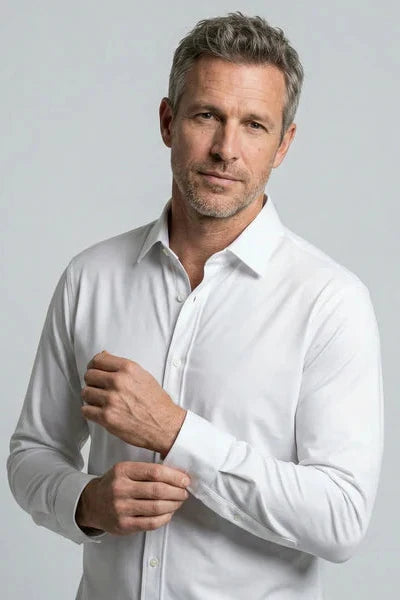Camisa Premium Antiarrugas Slim Fit