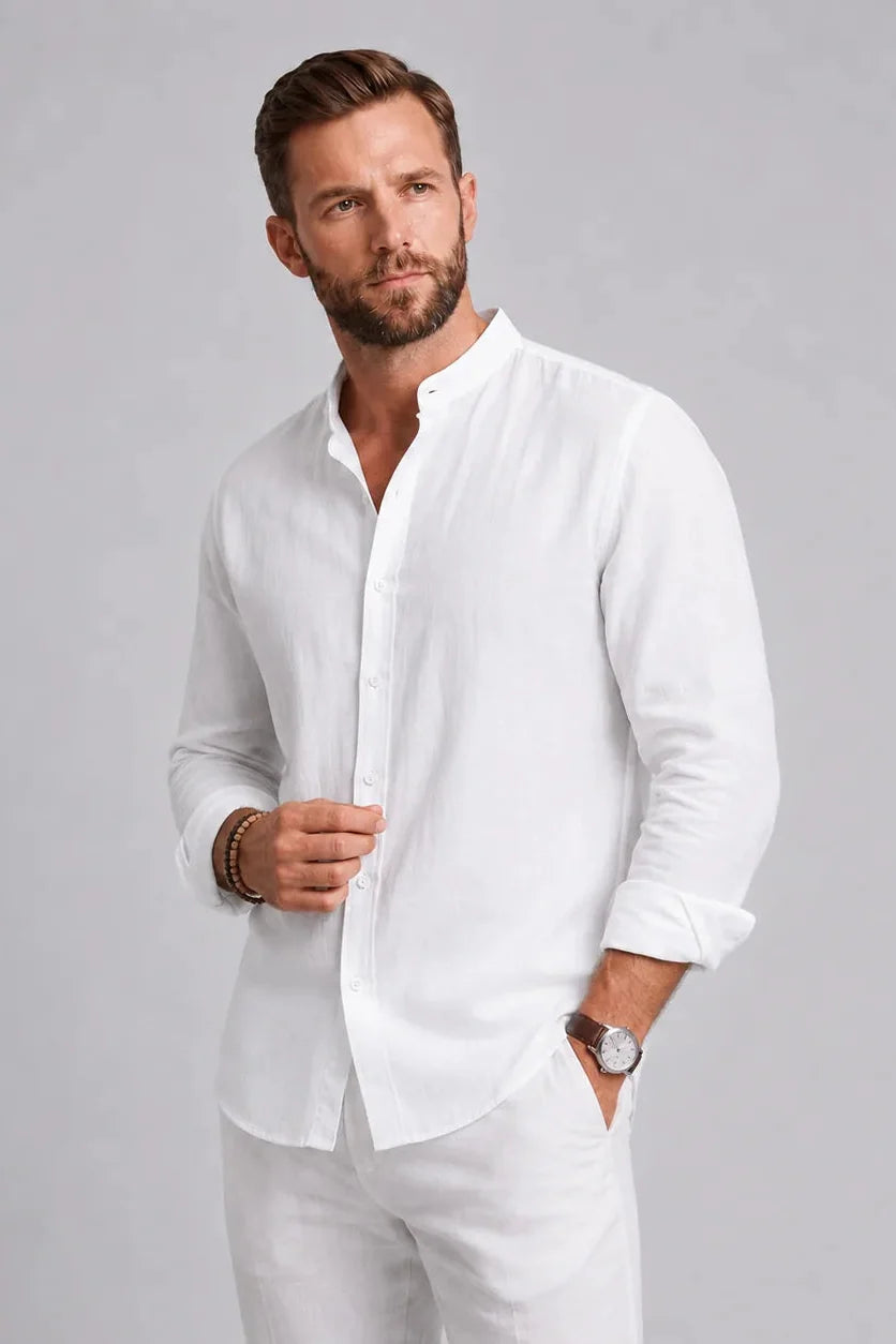 Camisa Casual de Lino