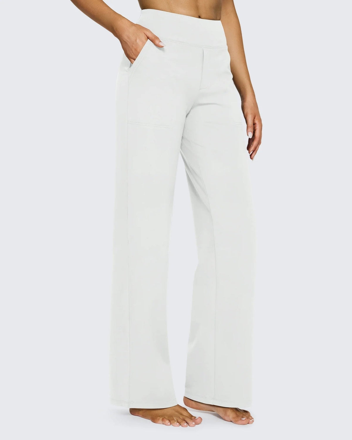 Pantalón Wide-Leg de Alta Elasticidad