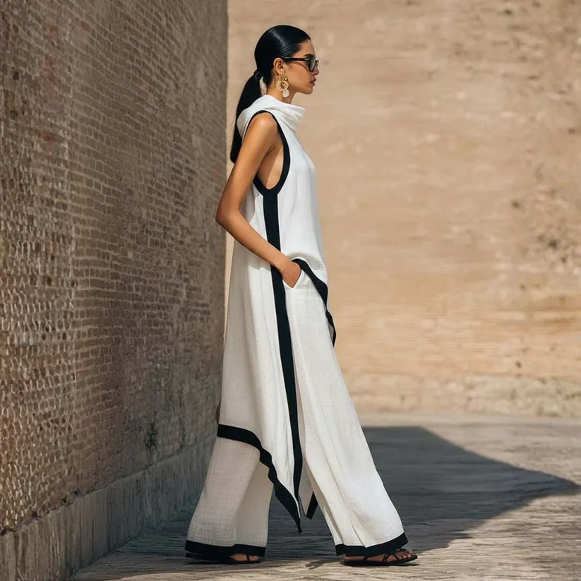 Conjunto Efecto Lino Minimalista