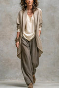 Costanza | Conjunto de Tres Piezas con Pantalón Palazzo
