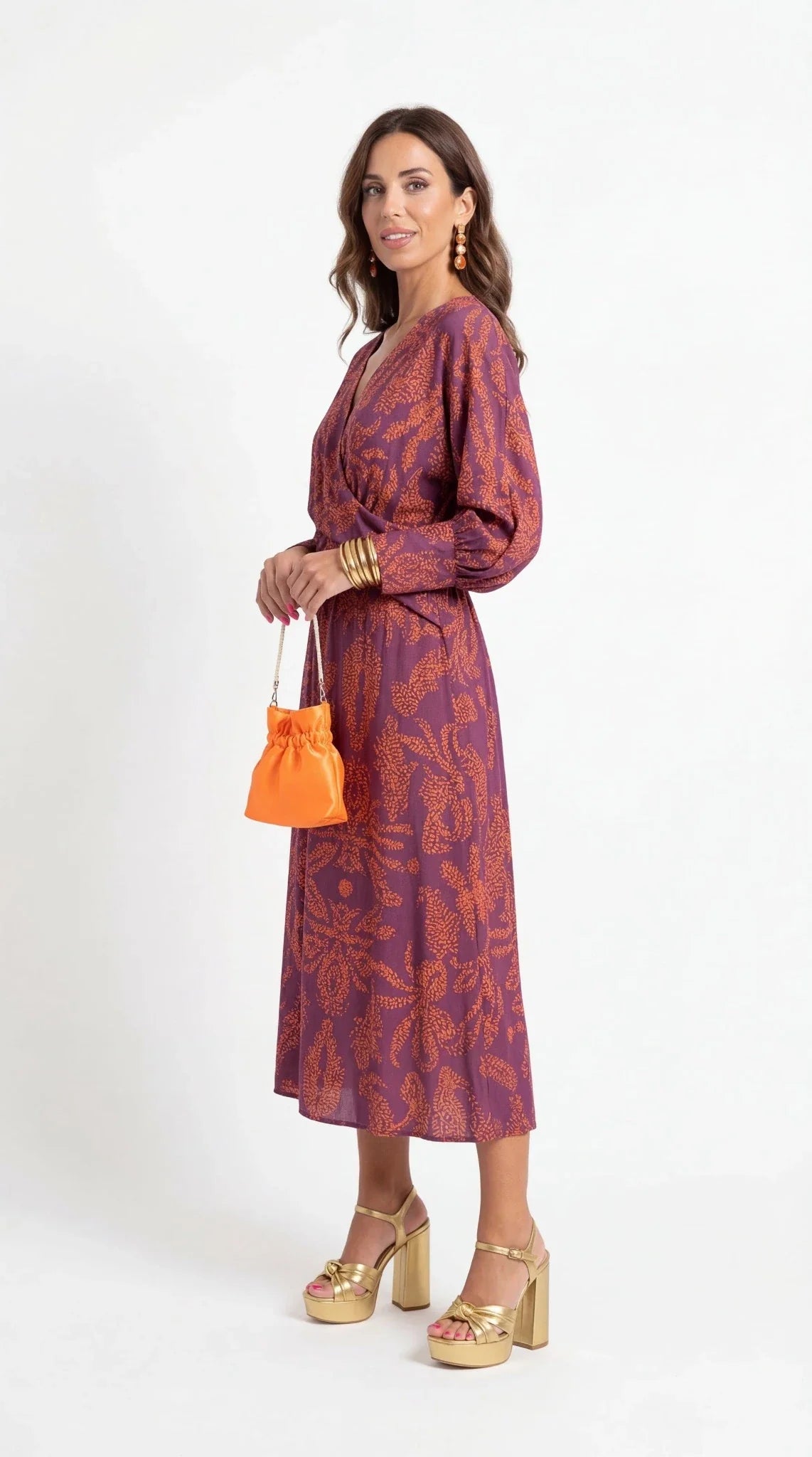 Isadora™ | Vestido Midi Estampado