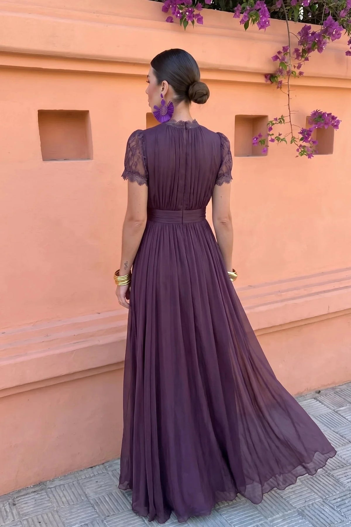 Vestido Largo de Gasa